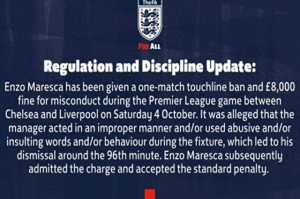 禁赛+罚款！切尔西遭重创，没有主帅或更好，马雷斯卡承认事实