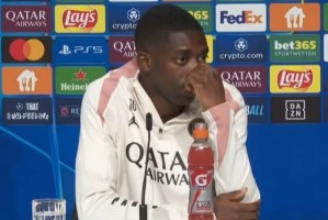 登贝莱：也许有姆巴佩我们会更强 我已经很好地适应了9号位