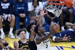 华子30分巴特勒低迷14+6 森林狼再胜勇士抢到赛点 华子30分巴特勒低迷14+6 森林狼再胜勇士抢到赛点