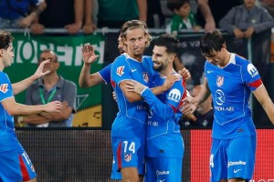 马竞轻松击败皇家贝蒂斯,阿尔瓦雷斯助攻领跑西甲 马竞轻松击败皇家贝蒂斯,阿尔瓦雷斯助攻领跑西甲