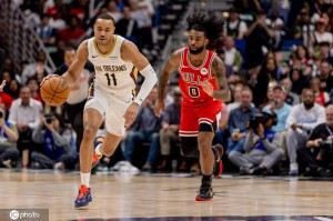 锡安29分吉迪21+7+6 鹈鹕8人上双擒公牛止9连败