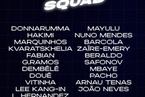 主力尽出！巴黎法甲收官战名单：登贝莱、阿什拉夫、K77在列