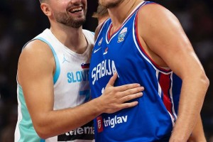 热身赛-约老师10分东契奇17+7 塞尔维亚大胜斯洛文尼亚