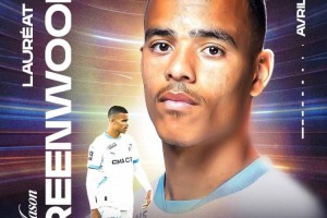 梅森・格林伍德荣膺法甲5月最佳球员，连破门斩获4球！