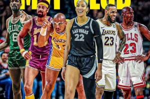 史上仅6人得到4次及以上MVP 威尔逊比肩乔丹等传奇 史上仅6人得到4次及以上MVP 威尔逊比肩乔丹等传奇