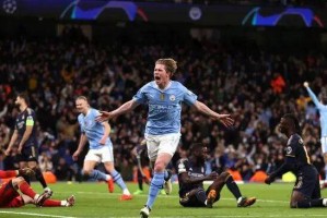 曼城连续5个赛季对阵皇马，成为欧冠历史上持续性最强的对手