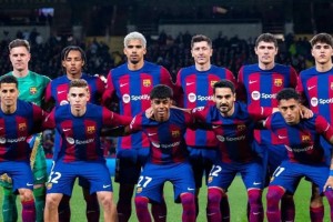 14场不败魔咒！巴萨24球火力血洗米兰，国米客场20年0胜魔咒延续？劳塔罗恐成唯一救星！