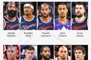 快船新赛季平均年龄33.2岁 创NBA历史之最