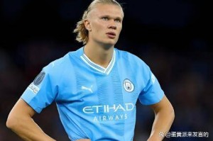 连续12场获进球！哈兰德接刘易斯横传后抢点捅射得分，曼城以1-0战胜黄潜