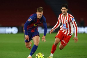 巴萨逆转取胜却遭重创！全场最佳奥尔莫肩膀脱臼，赛季提前报销