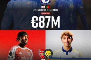 顶级操作!切尔西8700万签马杜埃凯+菲利克斯,两人卖了1亿欧 顶级操作!切尔西8700万签马杜埃凯+菲利克斯,两人卖了1亿欧