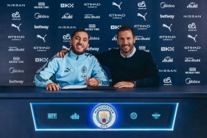 曼城官宣从里昂签下21岁谢尔基 双方签约至2030年