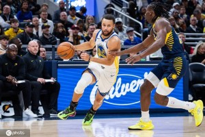 库里24分西亚卡姆27+5 勇士负步行者遭遇两连败