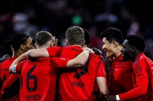 德甲冠军有望今晚提前揭晓！拜仁33次加冕在望，凯恩或迎来首个冠军