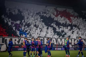 欧冠连胜在握！西甲冠军巴萨晋级希望大增，巨星费尔明-洛佩斯破门超越C罗