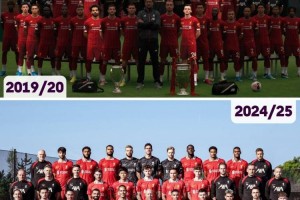 英超官方晒利物浦两次夺冠阵容:19-20赛季冠军球员7人仍在队中 英超官方晒利物浦两次夺冠阵容:19-20赛季冠军球员7人仍在队中