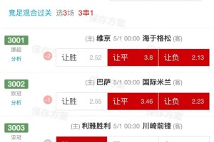 4.30周三精选比赛：巴萨VS国际米兰+利雅得胜利VS川崎前锋（内附今日扫盘比分）