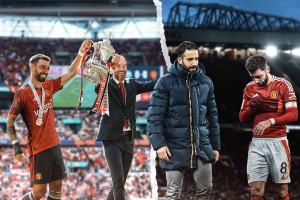 曼联去年足总杯夺冠成失败源头!阿莫林只有1亿资金,重建举步维艰 曼联去年足总杯夺冠成失败源头!阿莫林只有1亿资金,重建举步维艰