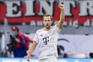 凯恩梅开二度,拜仁3-0客胜法兰克福 本赛季18球3助攻 凯恩梅开二度,拜仁3-0客胜法兰克福 本赛季18球3助攻