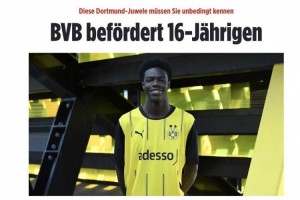 图片报:多特提拔16岁中场卡巴进U23,准备新赛季可能德甲首秀 图片报:多特提拔16岁中场卡巴进U23,准备新赛季可能德甲首秀