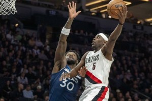 兰德尔41分 杨翰森2分1板开拓者不敌森林狼