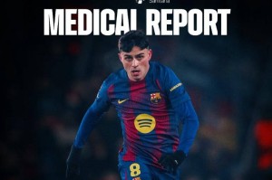 欧冠无缘直接晋级16强，巴萨核心中场佩德里再度受伤，预计缺阵一个月