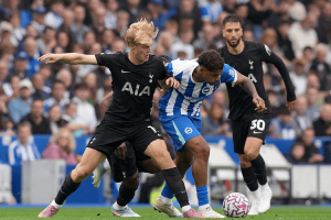 热刺2-2布莱顿 库杜斯造乌龙绝平 热刺2-2布莱顿 库杜斯造乌龙绝平