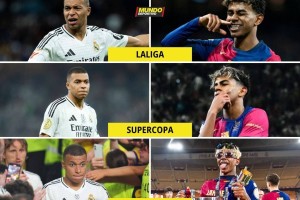 麻姆巴佩对亚马尔1胜7负&决赛两败 唯一胜场巴黎欧冠淘汰巴萨