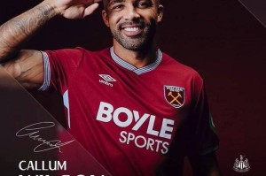 官方：西汉姆联免签纽卡斯尔前锋卡勒姆-威尔逊