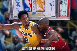 乔丹科比双签球星卡拍出1293万 创历史新纪录