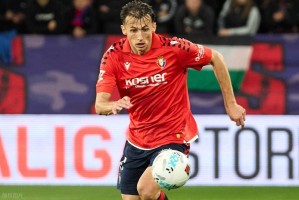 1-1，27岁佩德罗萨发威：率队绝平奥萨苏纳，6轮不败升至西甲第5