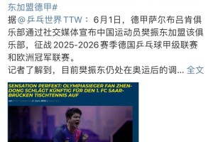 金满贯樊振东转投德甲,争议声不断!梁靖崑加盟德甲,却无人问津! 金满贯樊振东转投德甲,争议声不断!梁靖崑加盟德甲,却无人问津!