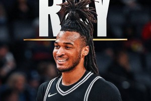 卡斯尔当选年度最佳新秀 马刺两年蝉联该奖项