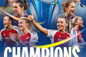 阿森纳女足夺得欧冠冠军,巴萨三连冠梦碎 阿森纳女足夺得欧冠冠军,巴萨三连冠梦碎